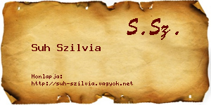 Suh Szilvia névjegykártya